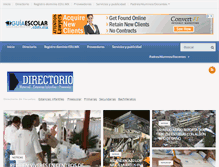 Tablet Screenshot of guiaescolar.mx